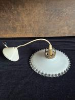 Vintage - Hanglamp - Opaline Glas - Wafelrand - Taartrand-*., Antiek en Kunst, Antiek | Lampen, Ophalen of Verzenden