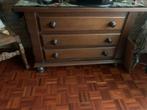 Antieke Eiken Commode met 3 Lades - Stijlvol en Praktisch, Antiek en Kunst, Ophalen