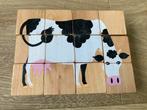 Houten blokken puzzel, Ophalen of Verzenden, 10 tot 50 stukjes, Gebruikt, 6 maanden tot 2 jaar