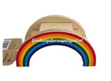 Knaagdierspeelgoed    " Regenboog Klim en Knaag brug  "   beschikbaar voor biedingen