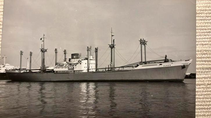 ALKES   1958  Nievelt Goudriaan, Verzamelen, Scheepvaart, Ophalen of Verzenden