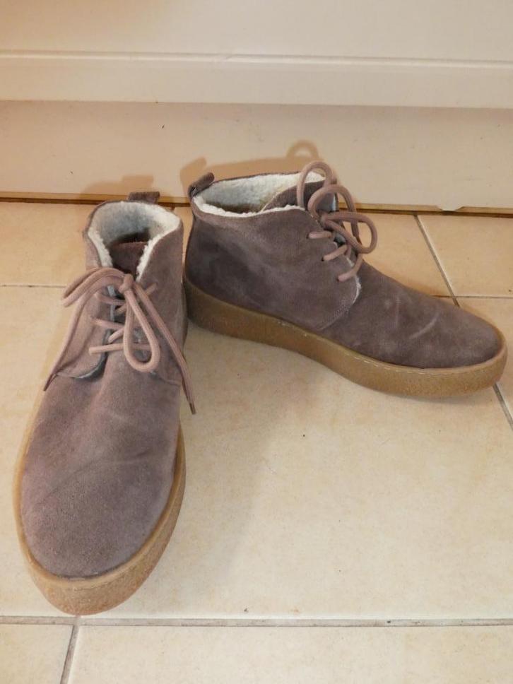 Royal Republiq maat 40 heren veterschoenen bont bruin taupe, Kleding | Heren, Schoenen, Zo goed als nieuw, Veterschoenen, Bruin
