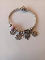 Pandora armband met bedels, Ophalen of Verzenden, Zo goed als nieuw, Met bedels of kralen, Zilver