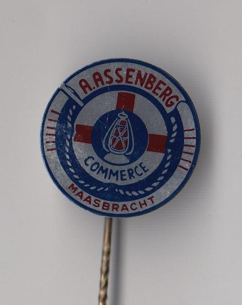 Maasbracht Assenberg Scheepvaart speldje, Verzamelen, Speldjes, Pins en Buttons, Gebruikt, Speldje of Pin, Overige onderwerpen