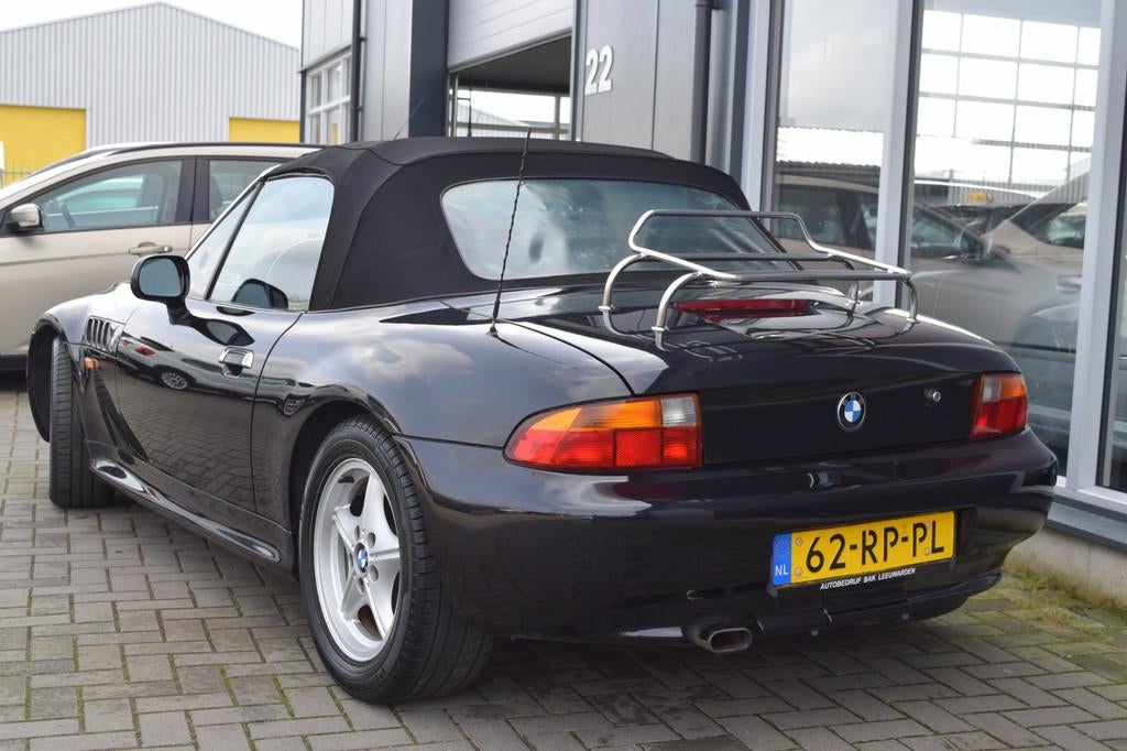 BMW Z3 Roadster 1.9 | Inc. Hardtop | Leder | APK 2-2027 !, Auto's, BMW, Euro 2, Achterwielaandrijving, Gebruikt, Zwart