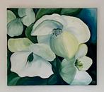 Schilderij helleborus kerstroos, Ophalen