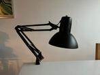 Unilux architectenlamp/ vintage klembureaulamp, zwart metaal, Huis en Inrichting, Lampen | Tafellampen, 50 tot 75 cm, Ophalen of Verzenden