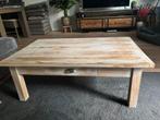 Grenen salon tafel white wash, Ophalen of Verzenden