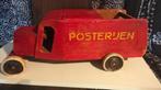 ADO Houten Speelgoed Posterijen PTT auto uit 1938, Ophalen of Verzenden, Gebruikt, Auto's