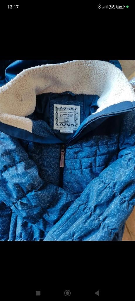 Protest ski jas maat 164 - Nieuwstaat!, Ophalen of Verzenden, Zo goed als nieuw, Protest, Jongen of Meisje