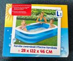 2x opblaaszwembad 211 x 132 x 46 (1 NIEUW, 1 ZGAN) + hoes, Ophalen, Opblaaszwembad, 80 tot 120 cm, Nieuw
