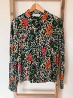 POM Amsterdam, blouse, groen/oranje/roze, maat 38, Ophalen of Verzenden, Zo goed als nieuw, Maat 38/40 (M), Oranje