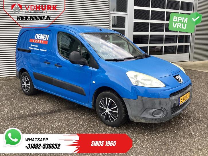 Peugeot Partner 1.6 HDI 90 pk EXPORT ONLY NL Auto/ 3 Pers/ A, Auto's, Bestelauto's, Bedrijf, Te koop, Airconditioning, Alarm, Boordcomputer