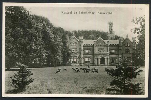 Kasteel De Schaffelaar , Stationsweg 6, 3771 VH Barneveld, Verzamelen, Ansichtkaarten | Nederland, Ongelopen, Gelderland, 1940 tot 1960