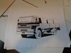 daf tekening, Verzamelen, Foto's en Prenten, 1980 tot heden, Ophalen of Verzenden, Zo goed als nieuw, Prent