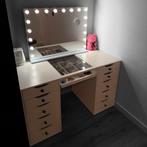 Luxe Kaptafel met LED Spiegel, Huis en Inrichting, Tafels | Kaptafels, Ophalen, 100 tot 150 cm, Luxe, Nieuw