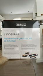 Princess 2x 4 Dinner4all gourmetset, Witgoed en Apparatuur, Gourmetstellen, Gebruikt, 4 t/m 7 personen, Ophalen