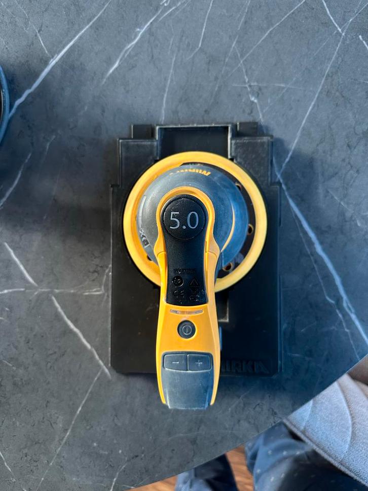 Mirka Schuurmachine - Weinig Gebruikt, Doe-het-zelf en Verbouw, Gereedschap | Schuurmachines, Zo goed als nieuw, Excentrische schuurmachine