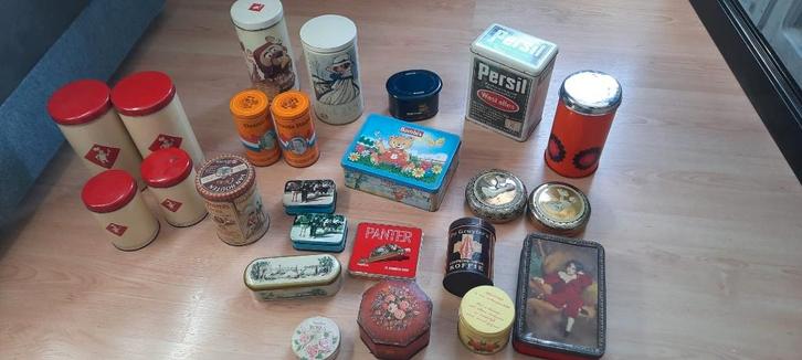 verzameling oude blikken, Verzamelen, Blikken, Gebruikt, Overige, Ophalen of Verzenden