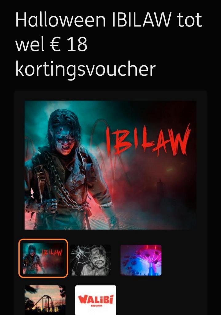 Walibi België 4x korting voucher., Tickets en Kaartjes, Concerten | Pop, Drie personen of meer