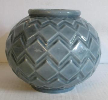 art deco gietijzeren tuinvaas met emaille 13 beschikbaar voor biedingen