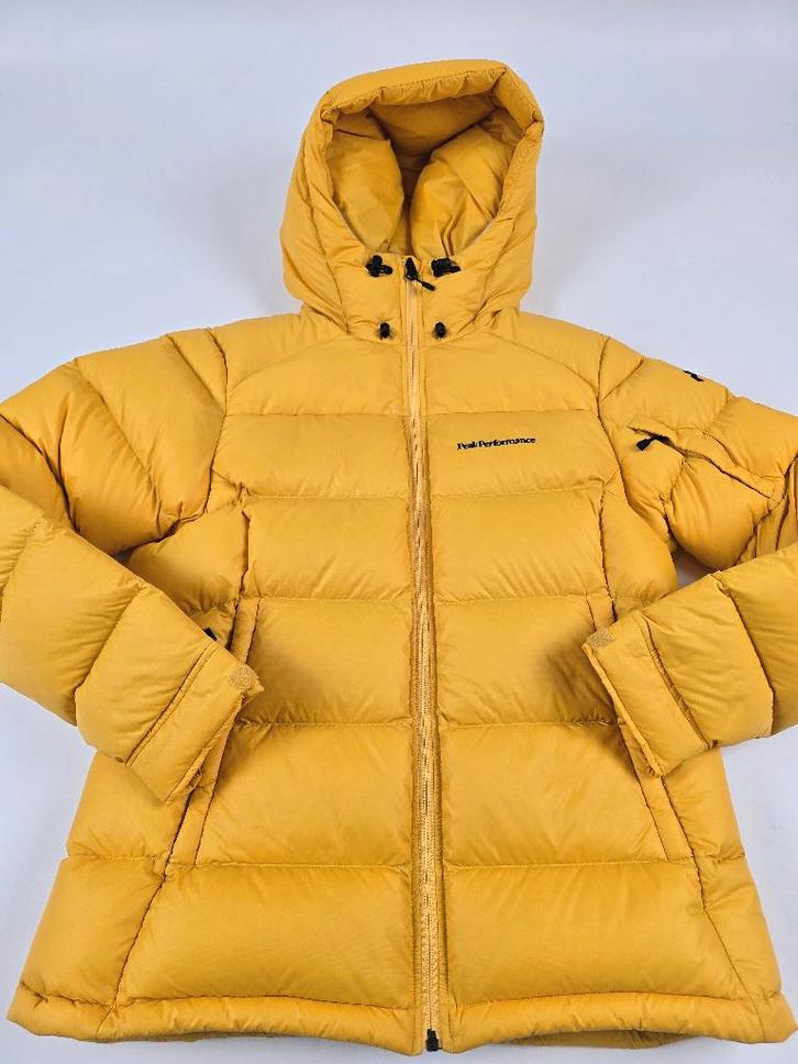 Peak Performance Frost Down Jacket Geel Dames S, Kleding | Heren, Wintersportkleding, Zo goed als nieuw, Jack, Maat 56/58 (XL)