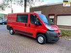 Peugeot Boxer 330 2.2 HDI L2H1 DC * 94.796 KM NAP * 7 Person, Auto's, Gebruikt, Zwart, 4 cilinders, 7 stoelen