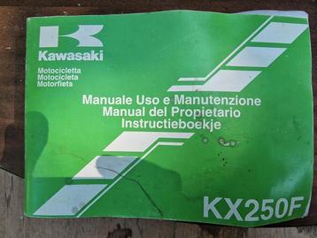Instructieboekje wphb Kawasaki KX250F | KX250T 2006  beschikbaar voor biedingen