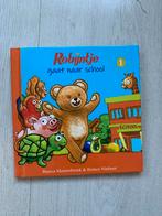 Robijntje gaat naar school, Ophalen of Verzenden, Zo goed als nieuw, Uitklap-, Voel- of Ontdekboek, 3 tot 4 jaar