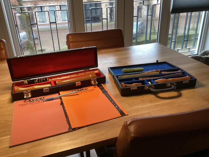 Roessler blokfluit set (3) - als nieuw, Muziek en Instrumenten, Blaasinstrumenten | Blokfluiten, Zo goed als nieuw, Overige typen