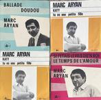 Vier singles van Marc Aryan, Cd's en Dvd's, Vinyl Singles, Gebruikt, 7 inch, Single, Ophalen of Verzenden
