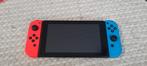 Nintendo switch, zo goed als nieuw., Spelcomputers en Games, Spelcomputers | Nintendo Switch, Ophalen, Zo goed als nieuw, Met 2 controllers