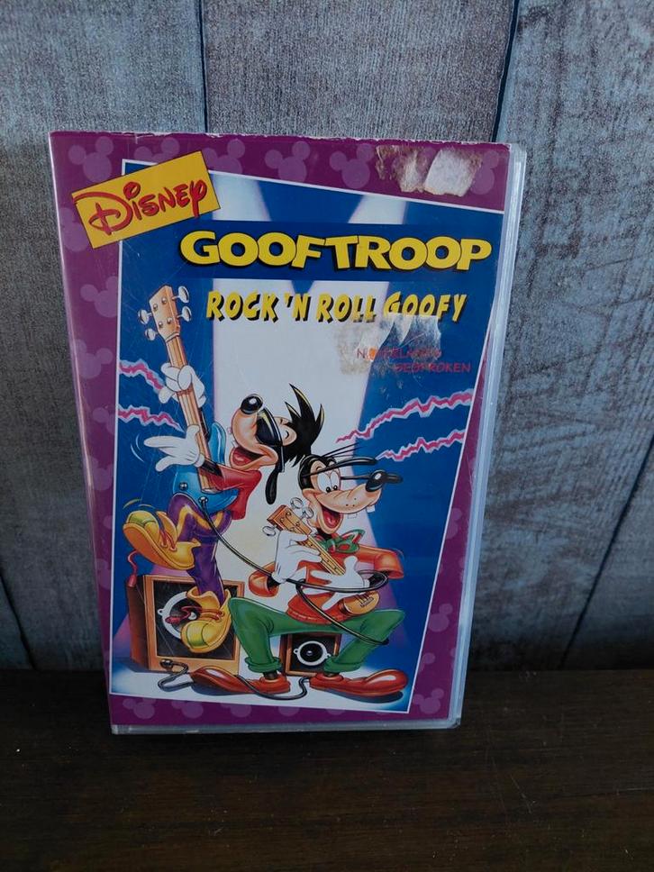 Disney Goof Troop Rock 'n Roll Goofy videoband, Cd's en Dvd's, VHS | Kinderen en Jeugd, Gebruikt, Tekenfilms en Animatie, Tekenfilm