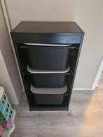 IKEA Trofast Kast Zwart met Bakken, Kinderen en Baby's, Kinderkamer | Commodes en Kasten, Ophalen, Gebruikt, Kast, 75 tot 100 cm