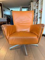 Design stoel - Gerard van den Berg, Huis en Inrichting, Fauteuils, Ophalen, Gebruikt, 50 tot 75 cm, Leer