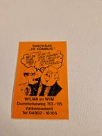 1896 Snack Bar De Kombuis Valkenswaard Reclame Sticker, Ophalen of Verzenden