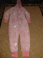 Onesie meisje maatje 110 116 glow in the dark poesjes roze, Kinderen en Baby's, Kinderkleding | Maat 110, Ophalen of Verzenden