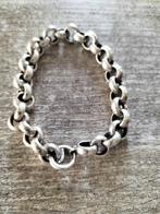Prachtige grove jasseron armband., Sieraden, Tassen en Uiterlijk, Armbanden, Verzenden, Zo goed als nieuw, Zilver, Zilver