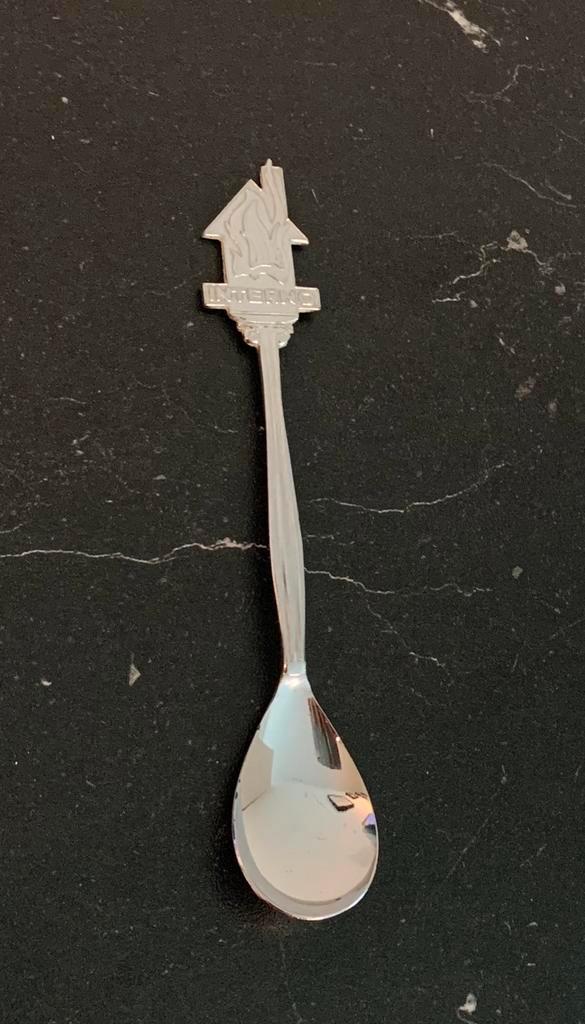 Theelepel koffielepeltje interno huis vlam reclame gas, Verzamelen, Merken en Reclamevoorwerpen, Zo goed als nieuw, Gebruiksvoorwerp