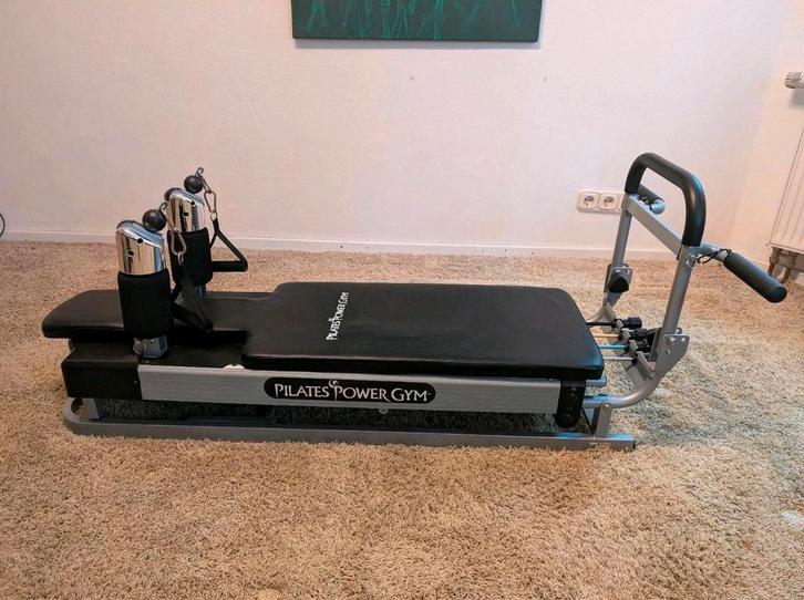 Pilates Reformer van het merk Pilates Power Gym, Sport en Fitness, Fitnessapparatuur, Zo goed als nieuw, Ophalen