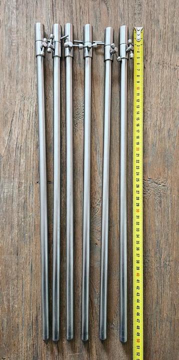 6 x RVS Banksticks 20" 50 CM beschikbaar voor biedingen