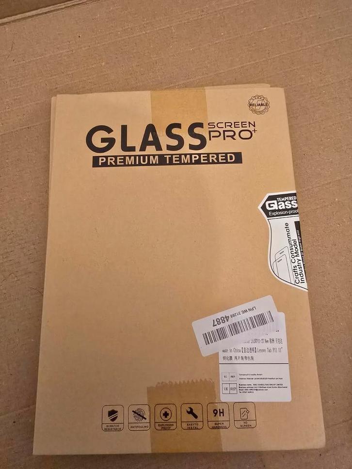 Lenovo Tab P11 Screenprotector - Nieuw 2st, Computers en Software, Tablet-hoezen, Nieuw, 11 inch, Ophalen of Verzenden