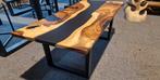 epoxy rivier salontafel Suar hout zeer mooi en uniek!, 100 tot 150 cm, Industrieel modern, Nieuw, Minder dan 50 cm