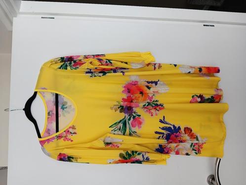 Te Koop: PLUS BASICS Tuniek,  mt 46. Als NIEUW! (J-71), Kleding | Dames, Grote Maten, Zo goed als nieuw, Blouse of Tuniek, Geel