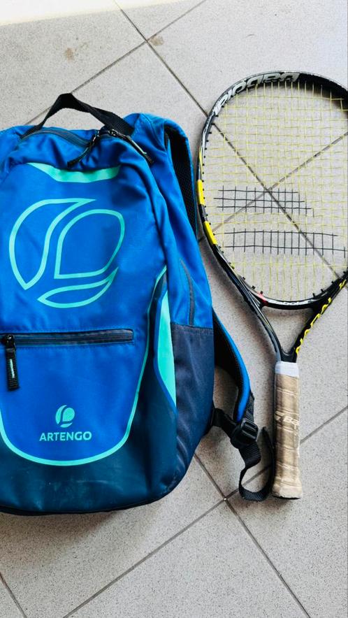 Babolat tennisracket met tas (8-10 jr), Sport en Fitness, Tennis, Gebruikt, Racket, Babolat, L00, Ophalen