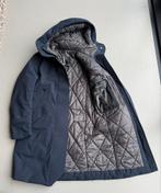 Krakatau Gaia Lange Parka QW534 - Maat S, Kleding | Dames, Jassen | Winter, Blauw, Ophalen of Verzenden, Zo goed als nieuw, Krakatau
