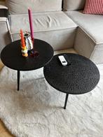 Woood Suze bijzettafels zwart, Huis en Inrichting, Tafels | Bijzettafels, Ophalen, Minder dan 45 cm, Minder dan 55 cm, Metaal of Aluminium