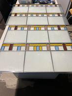 6 glas in lood ramen raam maten in omschrijving, Ophalen, Gevelraam of Ruit, 80 tot 120 cm, Zo goed als nieuw