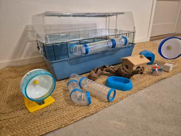 Ferplast Duna Fun Large - Dierenverblijf - 71.5x46x41 cm Bla beschikbaar voor biedingen