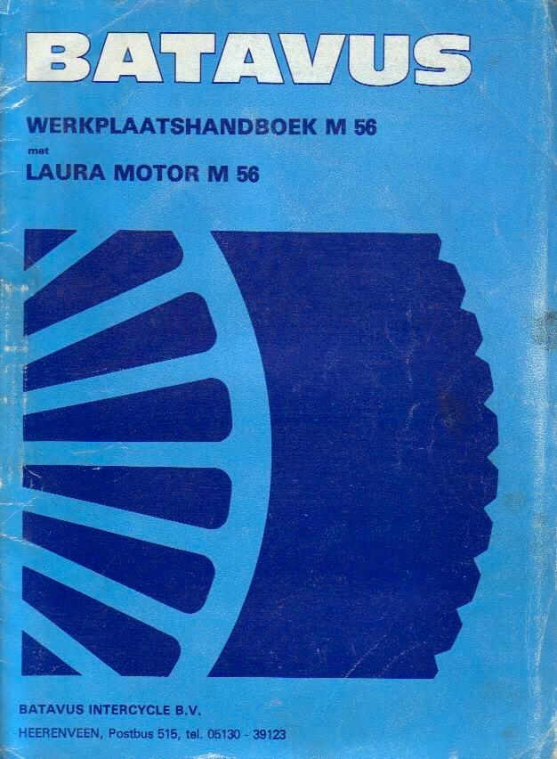 Batavus M56 Laura Motor werkplaatsboek (5113z), Fietsen en Brommers, Handleidingen en Instructieboekjes, Zo goed als nieuw, Ophalen of Verzenden